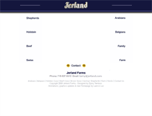 Tablet Screenshot of jerland.com
